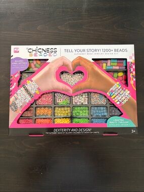 Chicness Beaded Bracelet Kit - 1200+ Multicolor Beads